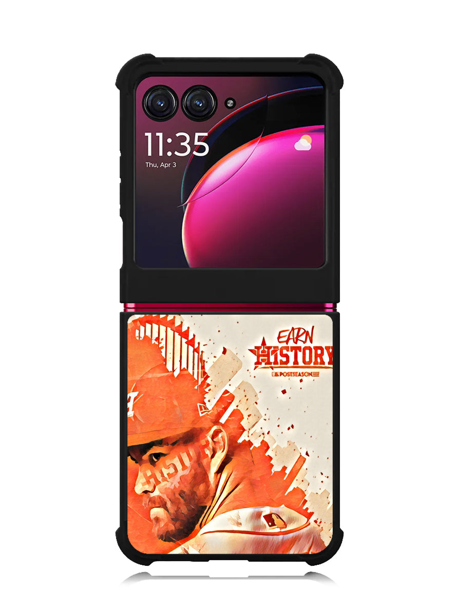 houston astros 4th Motorola Moto Razr Plus 2023 , Moto Razr+ 2023 Case