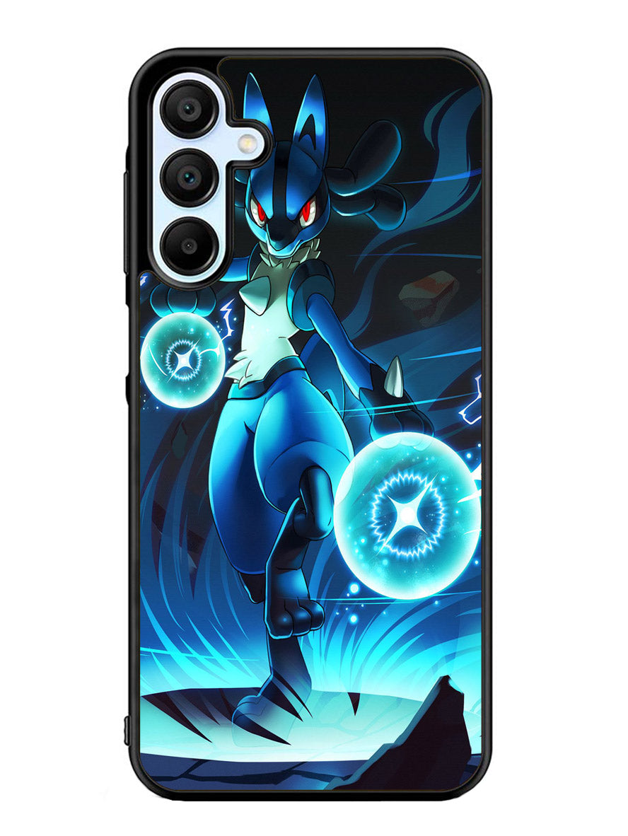 Pokemon Luxury Lucario Samsung Galaxy A25 5G Case