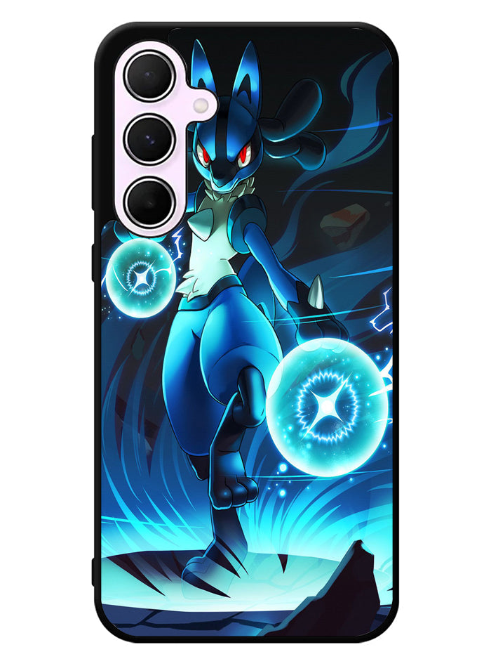 Pokemon Luxury Lucario Samsung Galaxy A55 5G Case