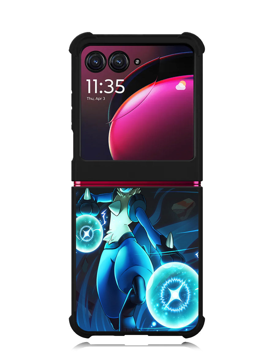Pokemon Luxury Lucario Motorola Moto Razr Plus 2023 , Moto Razr+ 2023 Case