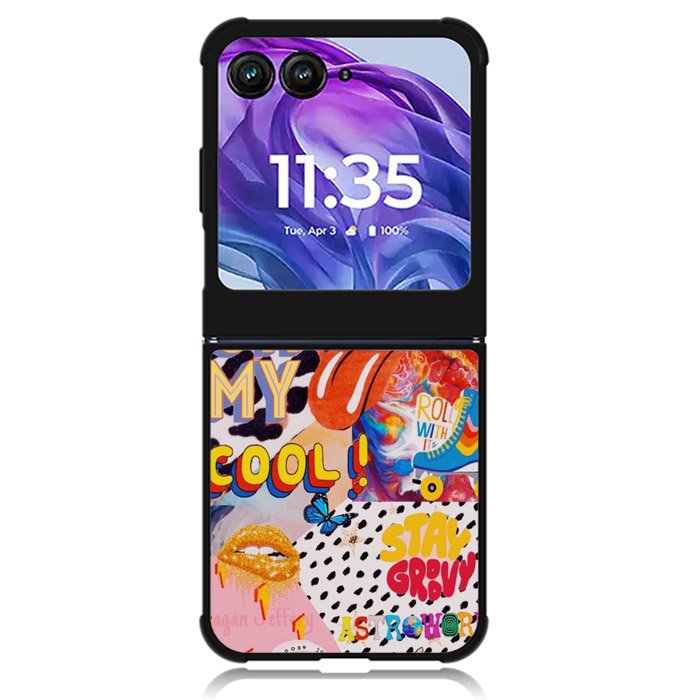 Trippy Vsco Aesthetic Motorola Moto Razr Plus 2024 , Moto Razr+ 2024 Case OV7767