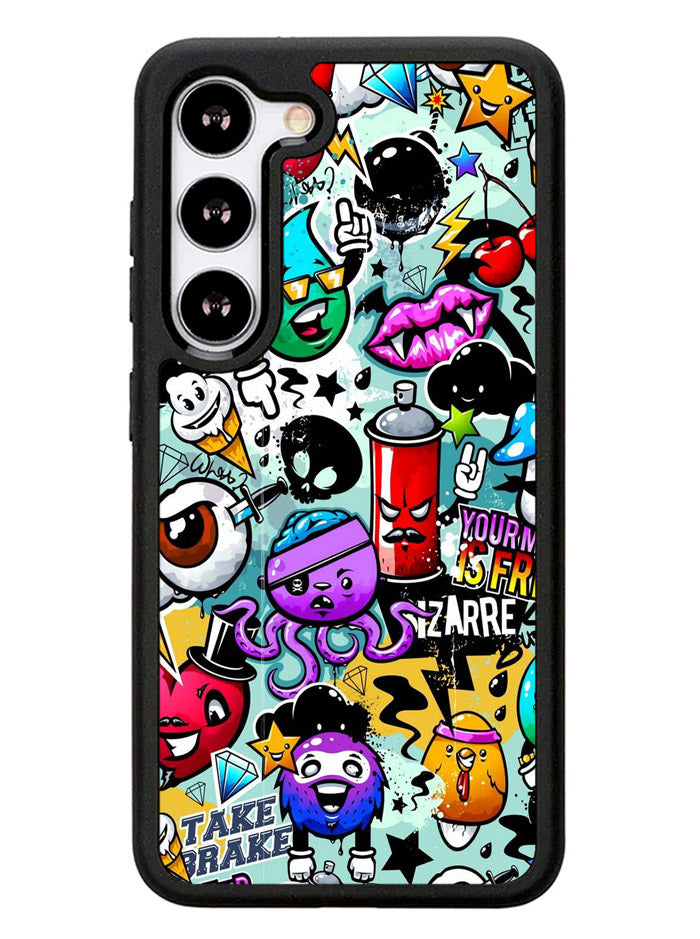 Cartoon Graffiti Samsung Galaxy S23 5G Case