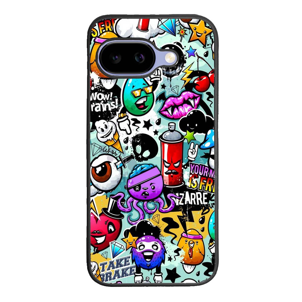 Cartoon Graffiti Google Pixel 10A Case