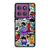 Cartoon Graffiti Motorola Moto Edge 60 Pro Case