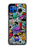 Cartoon Graffiti Motorola Moto One 5G Case , Moto One 5G UW Case , Moto G 5G Plus Case