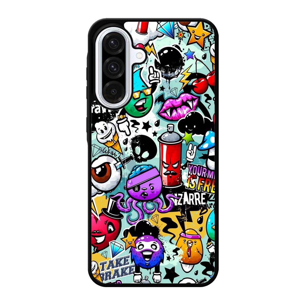 Cartoon Graffiti Samsung Galaxy A56 Case OV1497