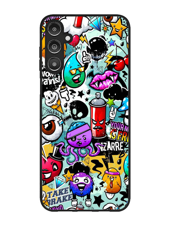 Cartoon Graffiti Samsung Galaxy A14 5G Case