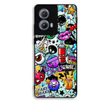 Cartoon Graffiti Motorola Moto Edge 2024 Case OV1497