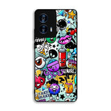 Cartoon Graffiti Motorola Moto G Power 5G 2024 Case OV5898
