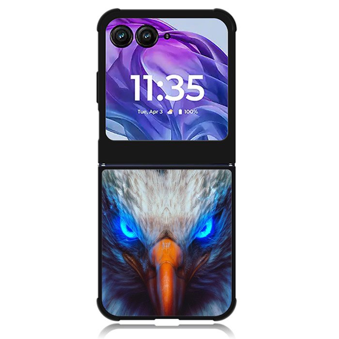 Eagle Neon Eyes Motorola Moto Razr Plus 2024 , Moto Razr+ 2024 Case OV8376