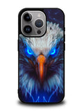 Eagle Neon Eyes iPhone 14 Pro Case QC8376