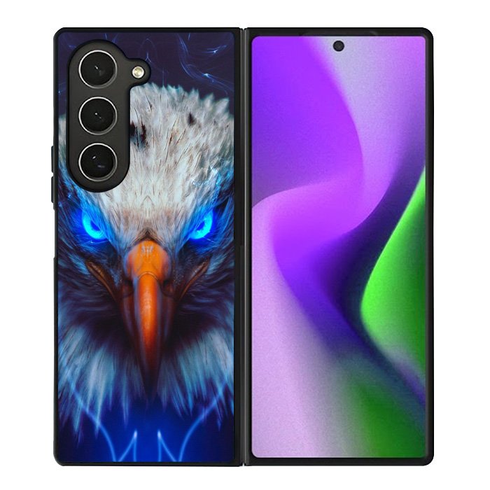 Eagle Neon Eyes Samsung Galaxy Z Fold 6 5G 2024 Case OV8376