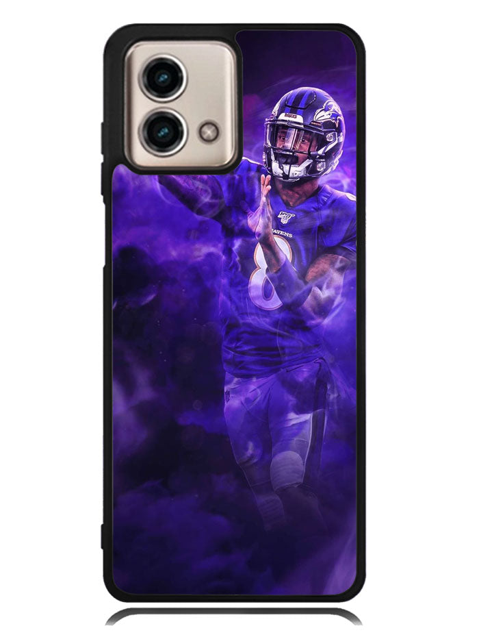 Lamar Jackson Smoke Motorola Moto G Stylus 5G 2023 Case