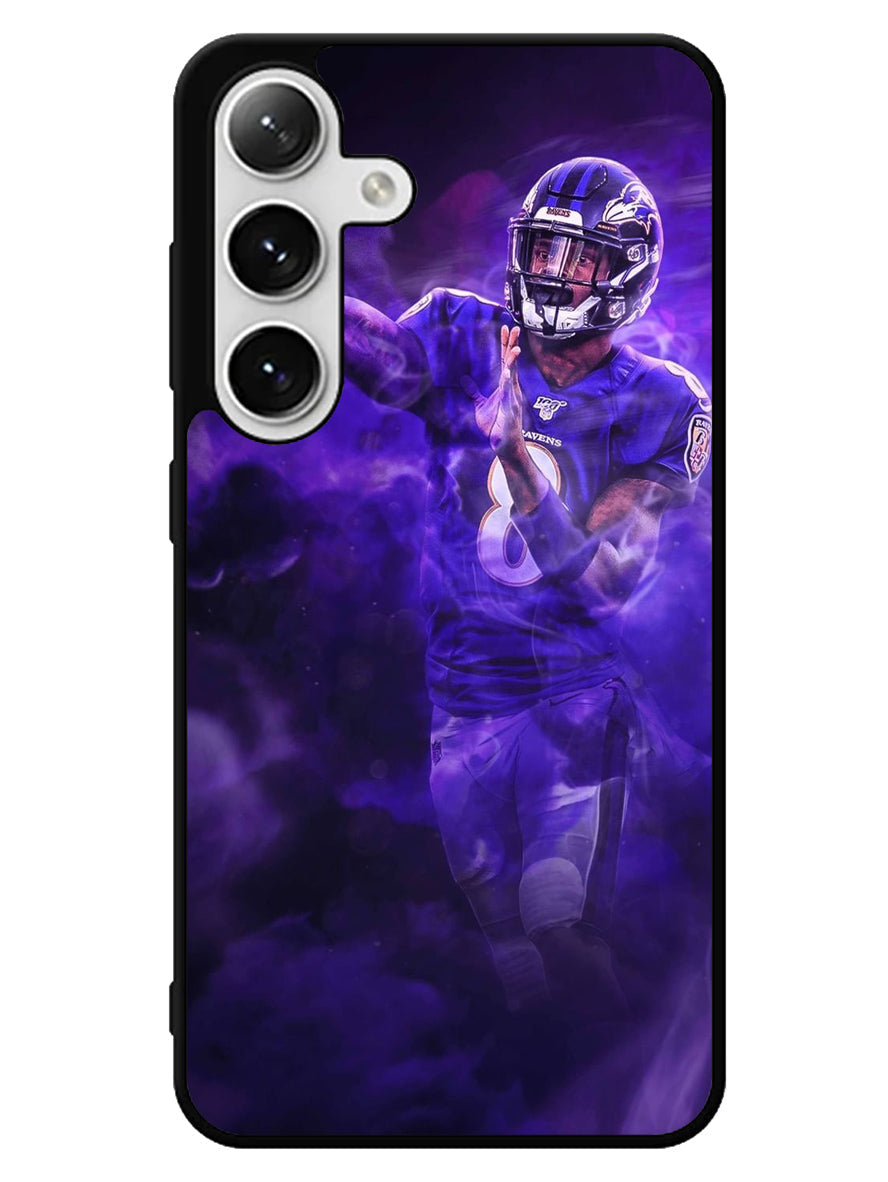 Lamar Jackson Smoke Samsung Galaxy S25 5G Case