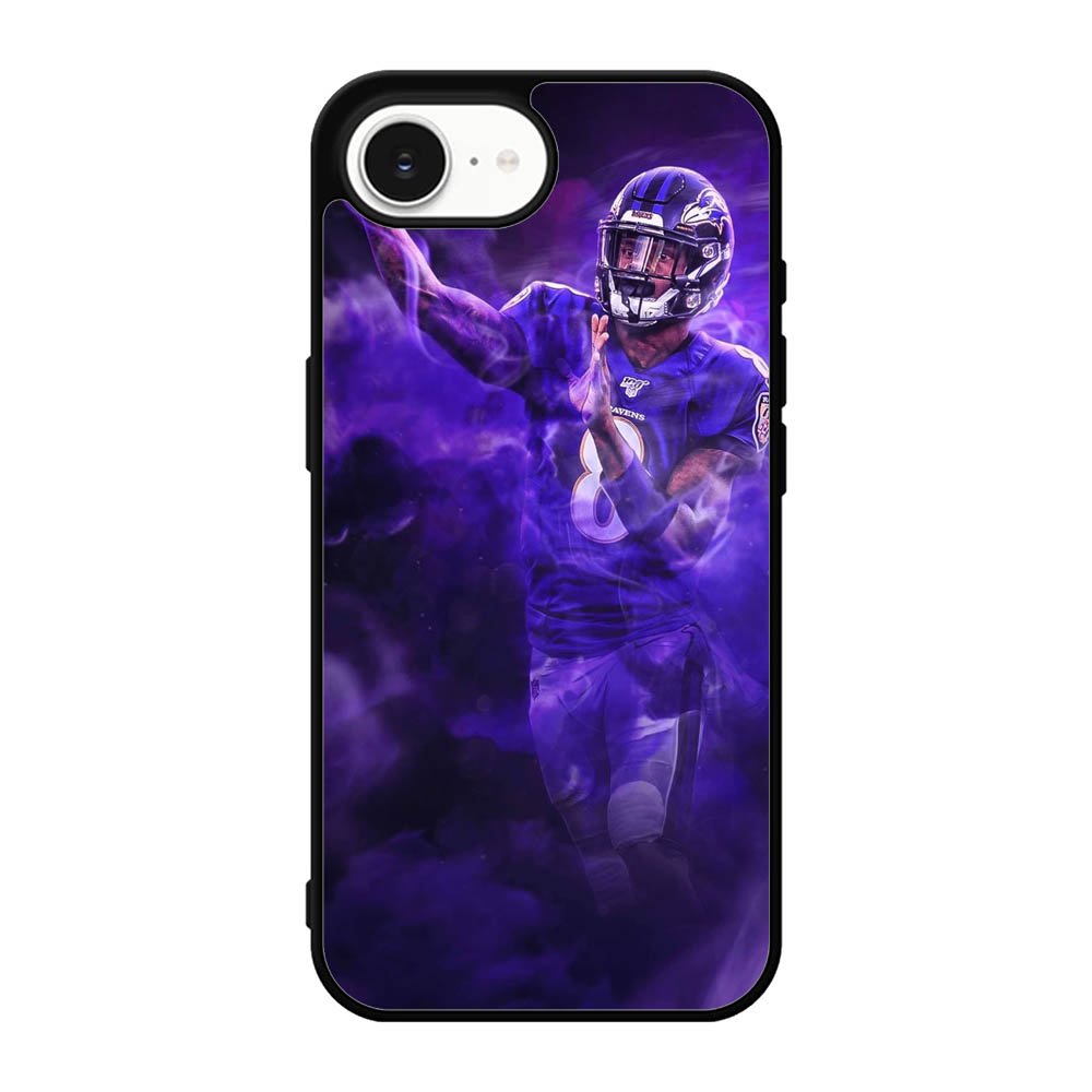 Lamar Jackson Smoke iPhone 17e Case