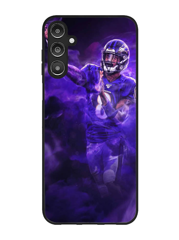 Lamar Jackson Smoke Samsung Galaxy A14 5G Case