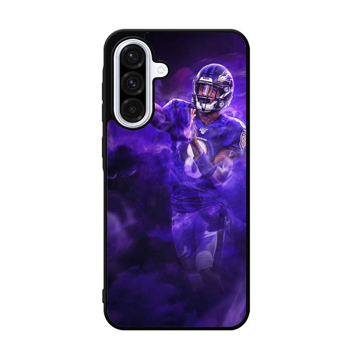 Lamar Jackson Smoke Samsung Galaxy A36 Case OV2528