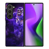 Lamar Jackson Smoke Samsung Galaxy Z Fold 6 Case
