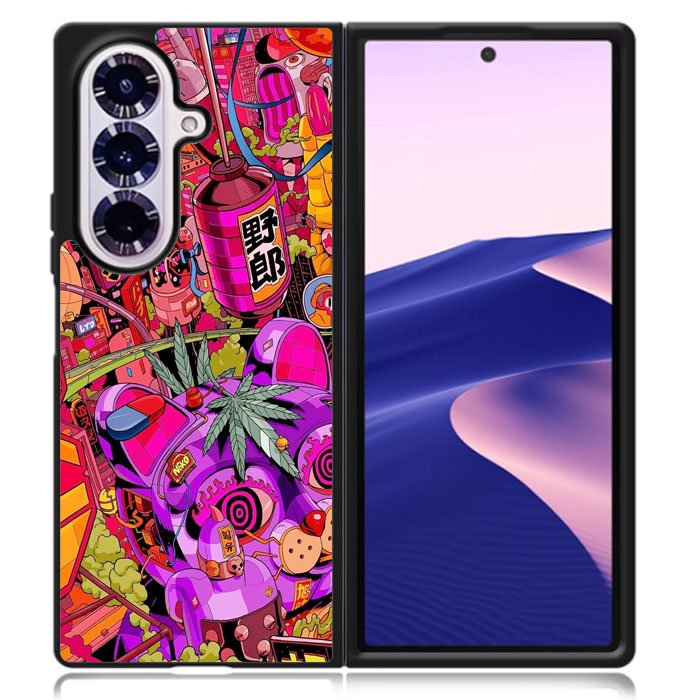 Stoner Trippy Samsung Galaxy Z Fold 7 Case OV7838