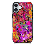 Stoner Trippy iPhone 16 Case QC7838