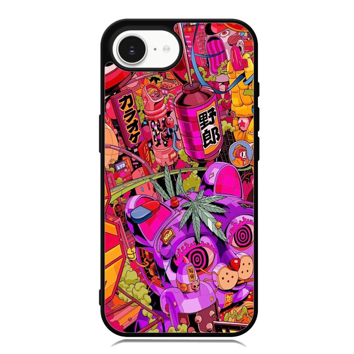 Stoner Trippy iPhone 16e Case OV7838