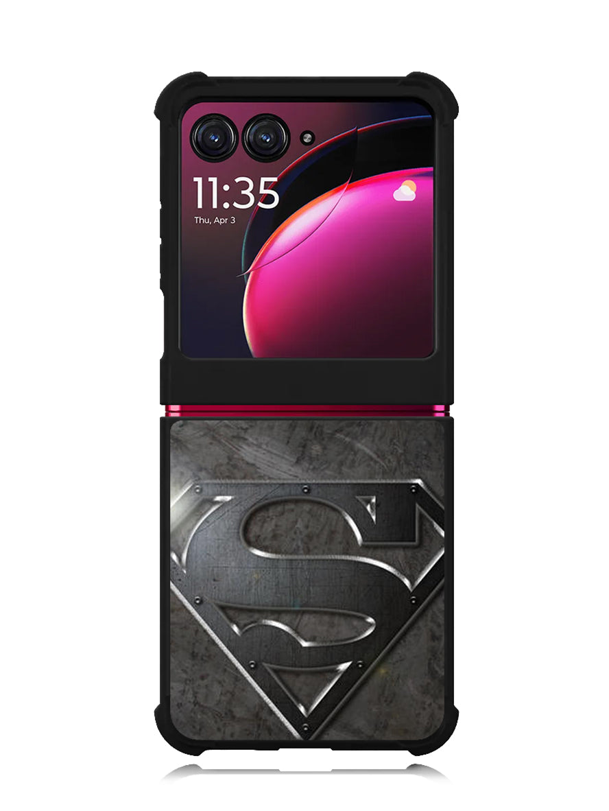 Superman Steel Logo Motorola Moto Razr Plus 2023 , Moto Razr+ 2023 Case