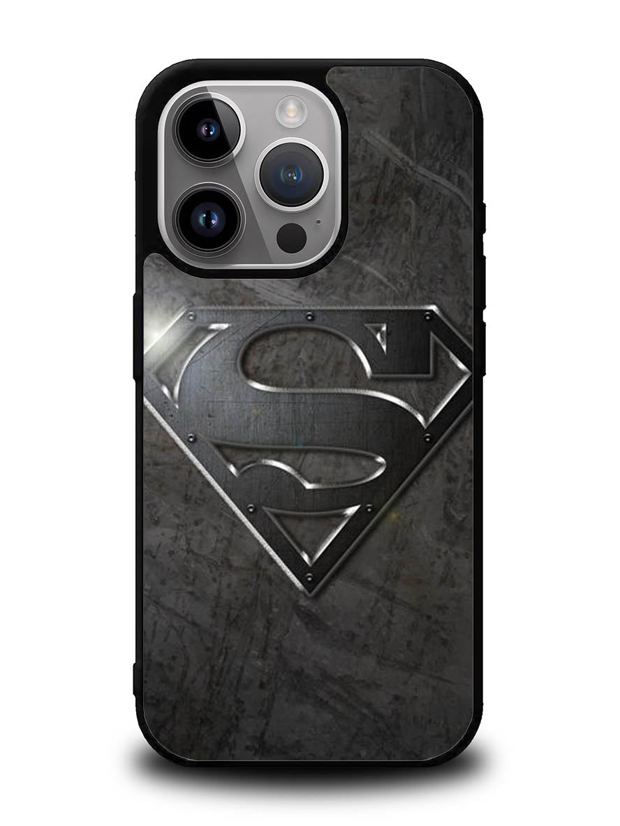 Superman Steel Logo iPhone 15 Pro Case