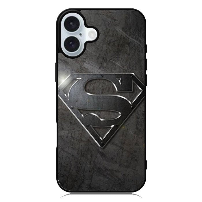 Superman Steel Logo iPhone 16 Plus Case