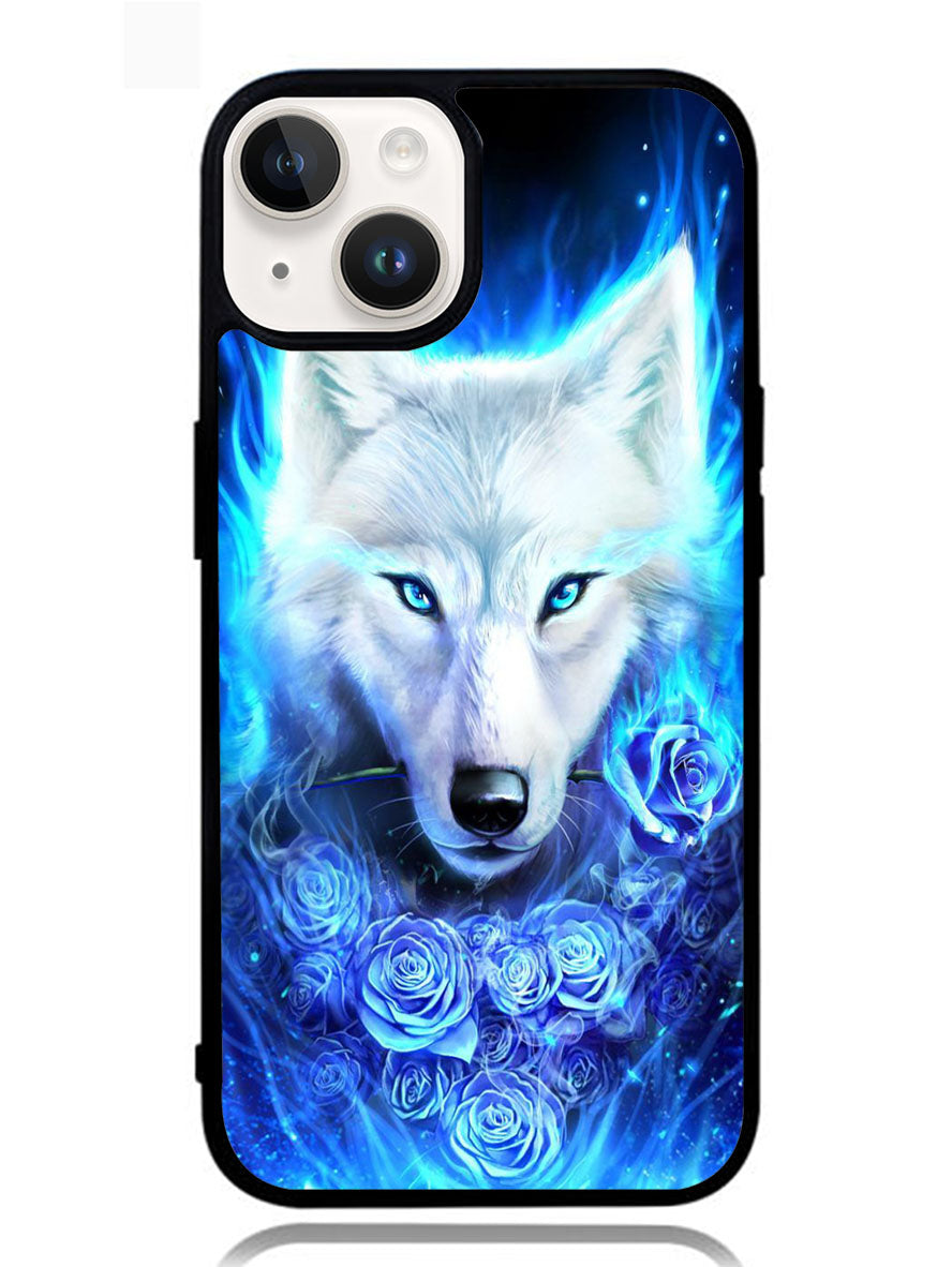 The Blue Wolf iPhone 14 Case