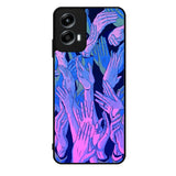 Vaporwave Wallpaper Hands Motorola Moto G Play 2024 Case OV7748