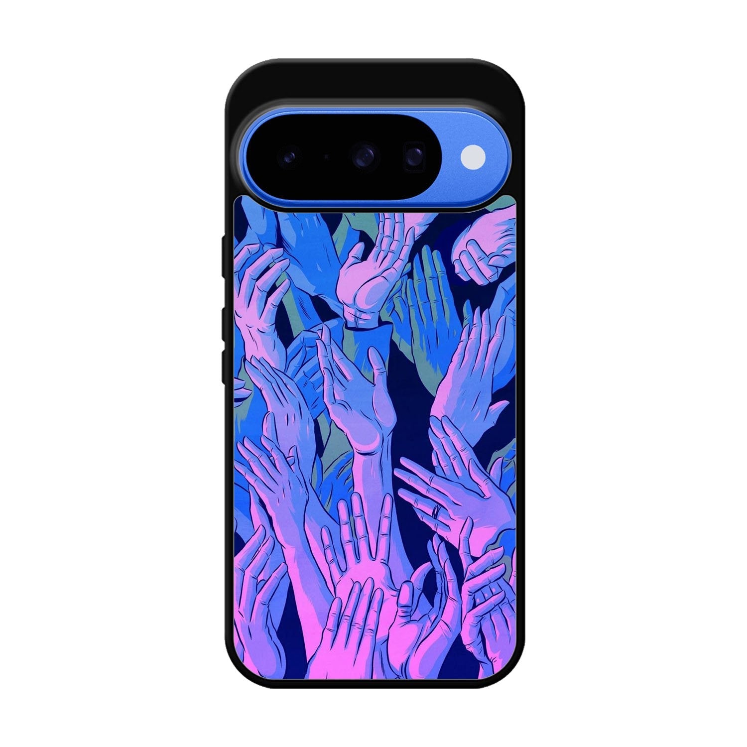 Vaporwave Wallpaper Hands Google Pixel 10 Case QC7748