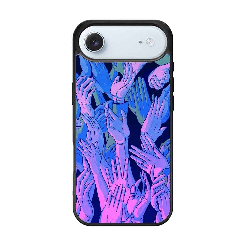Vaporwave Wallpaper Hands iPhone Air Case QC7748