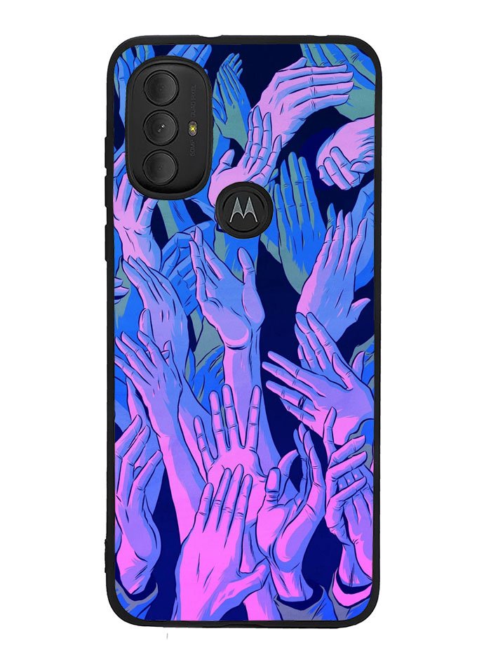 Vaporwave Wallpaper Hands Motorola Moto G Pure 2021 , Moto G Power 2022 Case OV7748