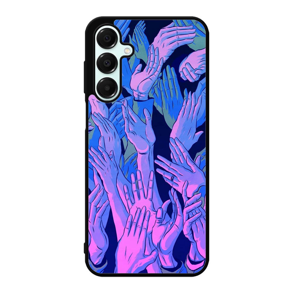 Vaporwave Wallpaper Hands Samsung Galaxy A16 Case OV7748