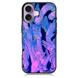 Vaporwave Wallpaper Hands iPhone 17 Case OV7748