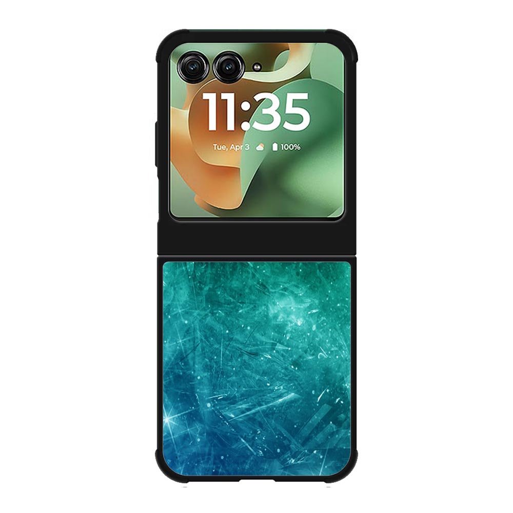 Green Blue Ice Motorola Moto RAZR 2025 Case OV8306