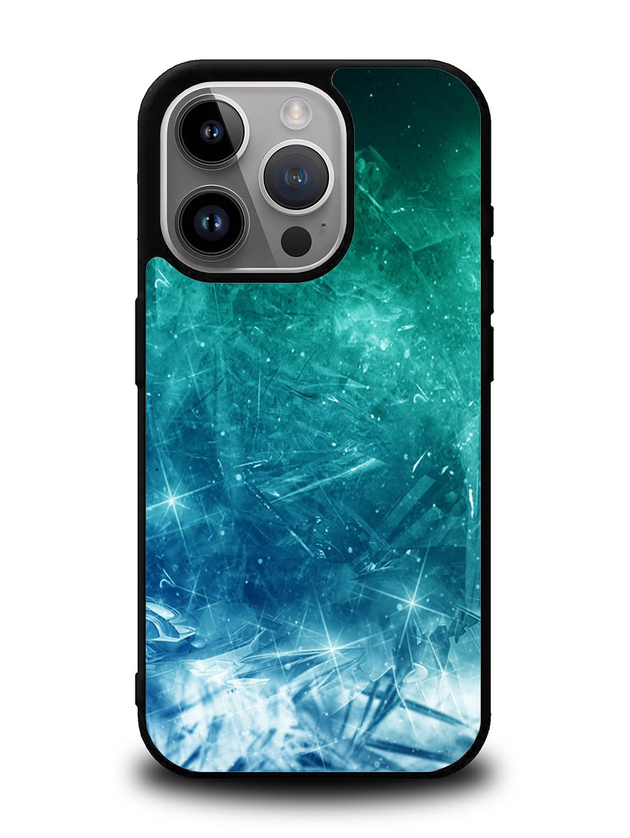 Green Blue Ice iPhone 16 Pro Max Case QC8306