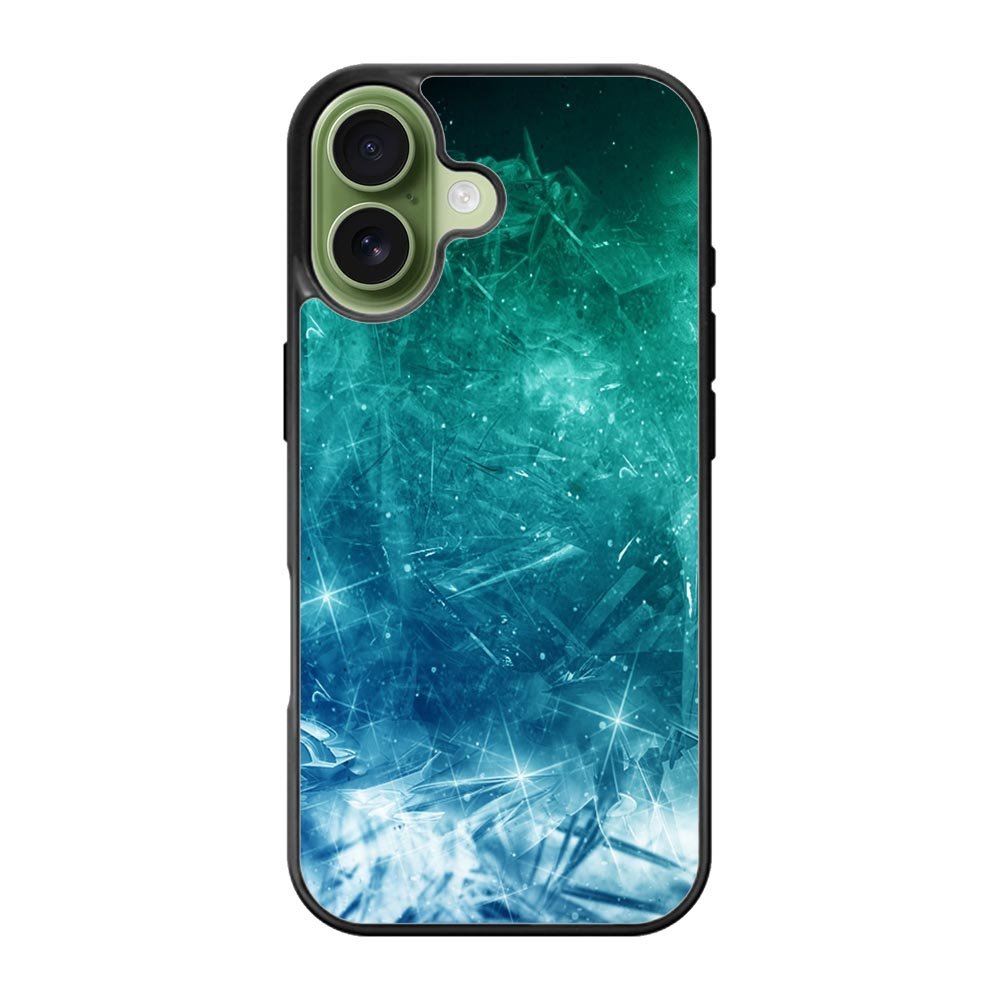 Green Blue Ice iPhone 17 Case QC8306