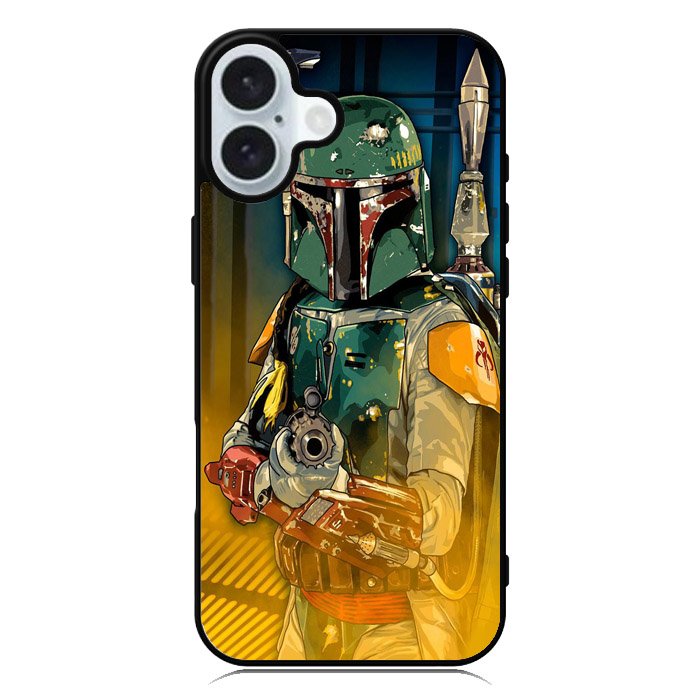 Star Wars Boba iPhone 16 Case QC9516