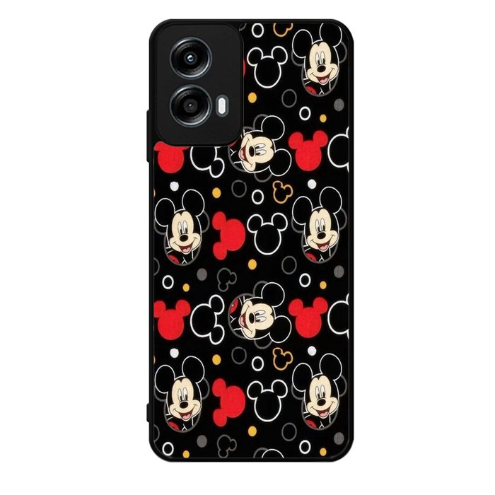 Mickey Mouse Black Motorola Moto G Play 2024 Case OV9506