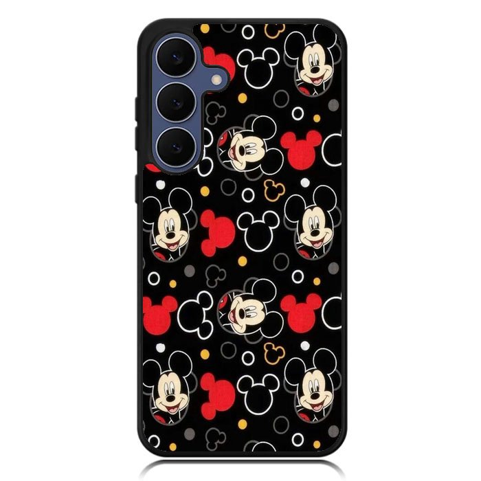 Mickey Mouse Black Samsung Galaxy S25 FE Case OV9506