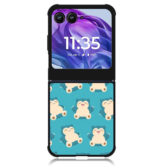 Snorlax Collage Motorola Moto Razr Plus 2024 , Moto Razr+ 2024 Case
