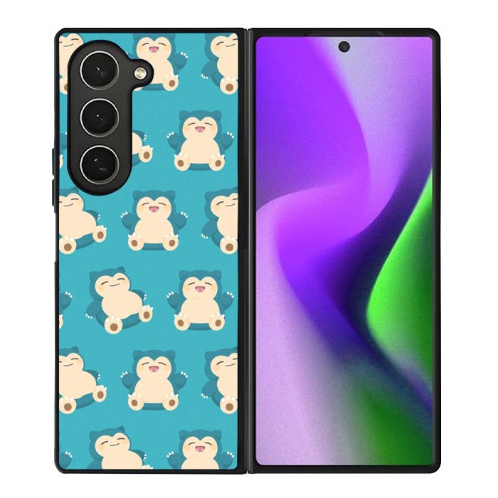 Snorlax Collage Samsung Galaxy Z Fold 6 Case