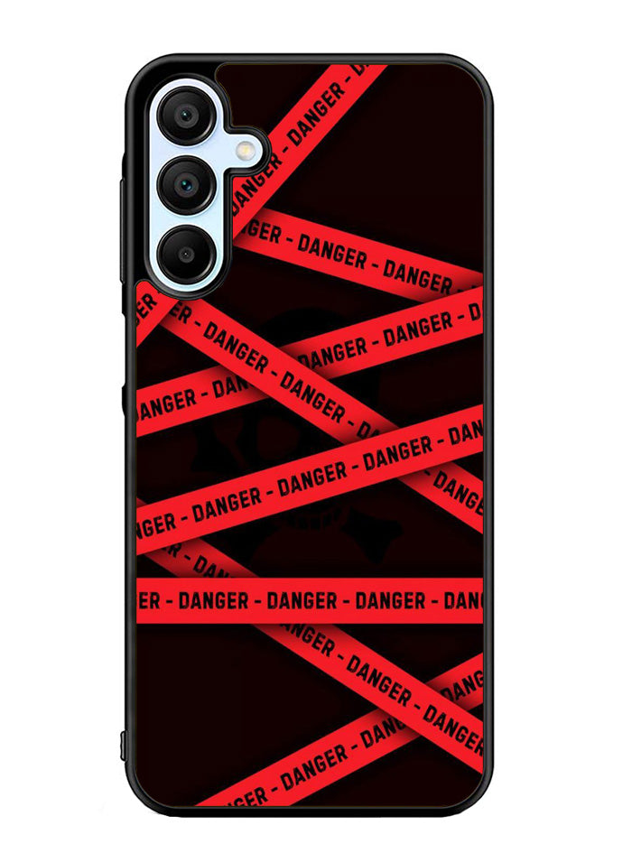 Red Danger Tape Samsung Galaxy A35 5G Case OV9533