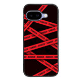 Red Danger Tape Google Pixel 10A Case QC9533