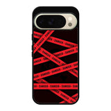 Red Danger Tape Google Pixel 10 Pro XL Case QC9533