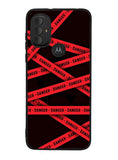 Red Danger Tape Motorola Moto G Pure 2021 , Moto G Power 2022 Case OV9533