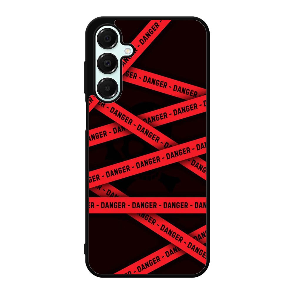 Red Danger Tape Samsung Galaxy A16 Case OV9533