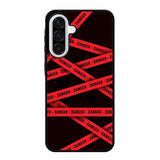 Red Danger Tape Samsung Galaxy A36 5G Case RC9533