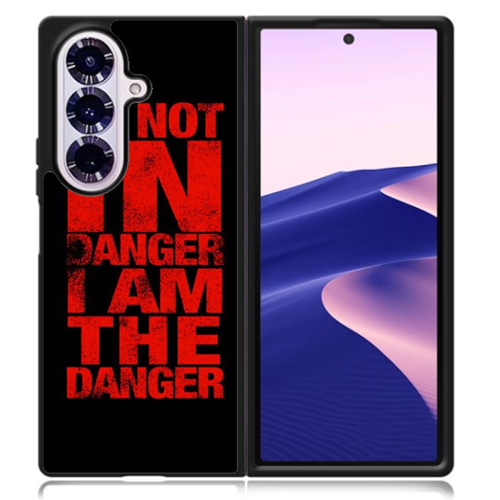 Red Danger Samsung Galaxy Z Fold 7 Case OV9534